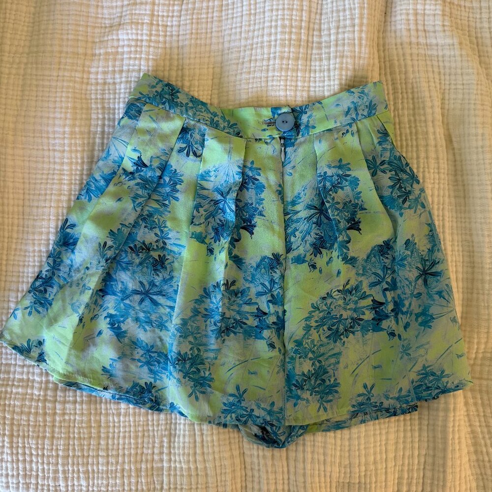 Nanette Lepore Silk Floral 2 Piece Set Summer Chic! - Picture 11 of 12